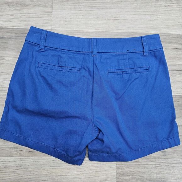 J. Crew Womens Cobalt Blue Chino Shorts Size 4 - Picture 8 of 8